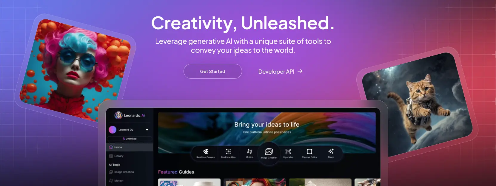 Leonardo – Photo y Video generation